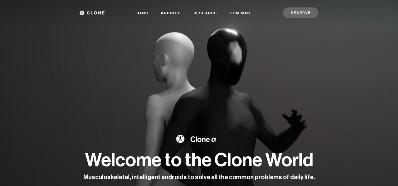 Clone Robotics Protoclone - Humanoid robot by Clone Robotics