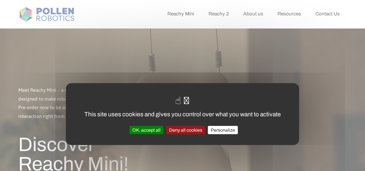 Pollen Robotics Reachy 2 - Humanoid robot by Pollen Robotics