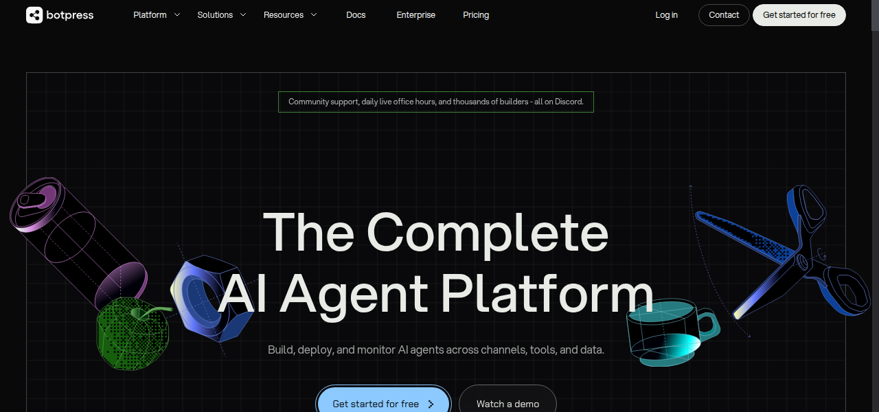 Snapshot of Botpress