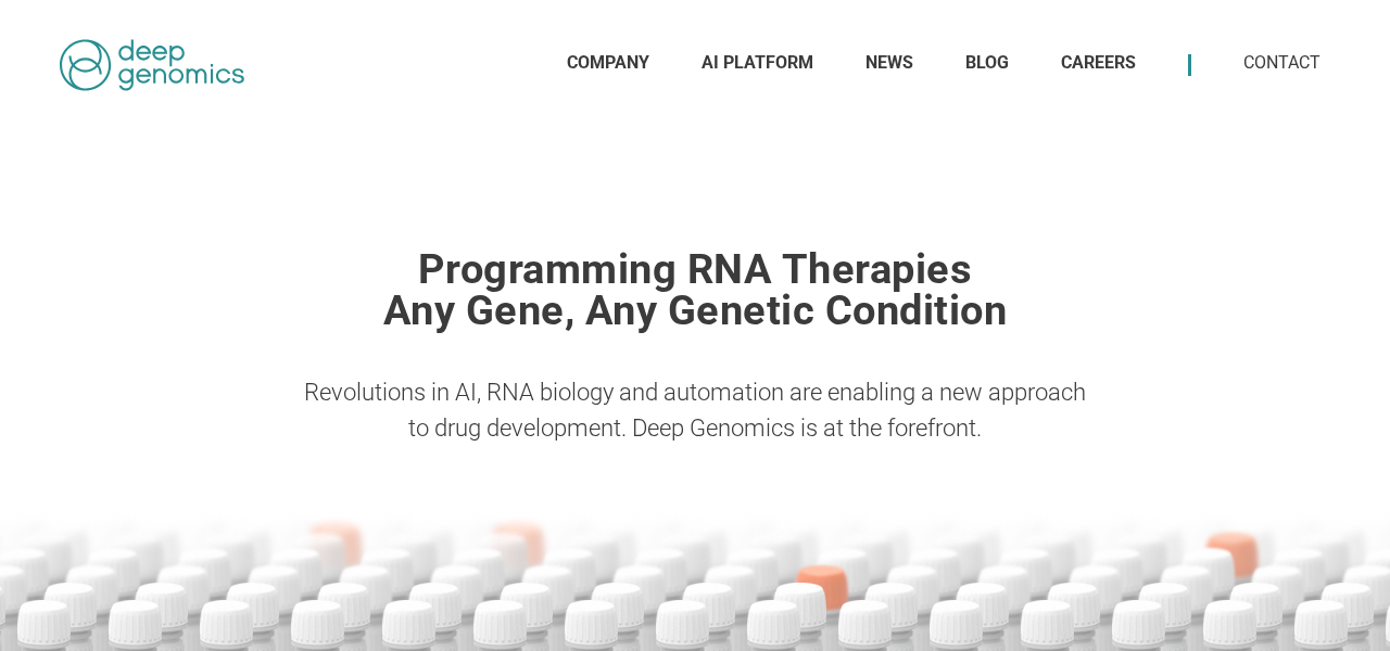 Snapshot of Deep Genomics