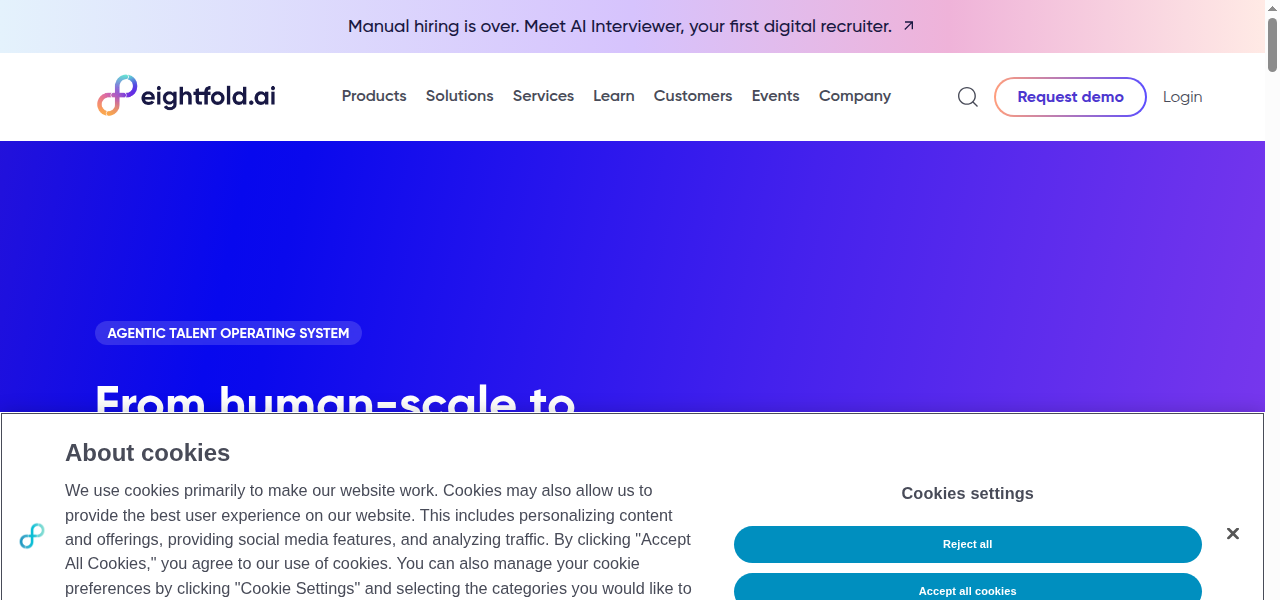 Snapshot of Eightfold AI