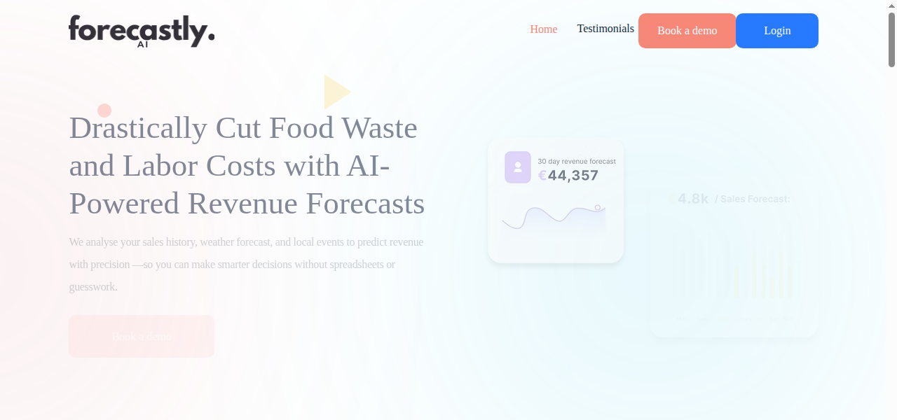 Snapshot of Forecastly