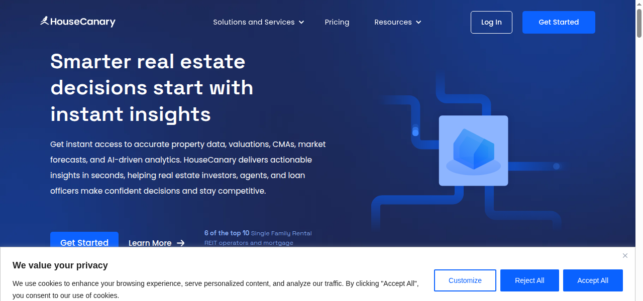 Snapshot of HouseCanary