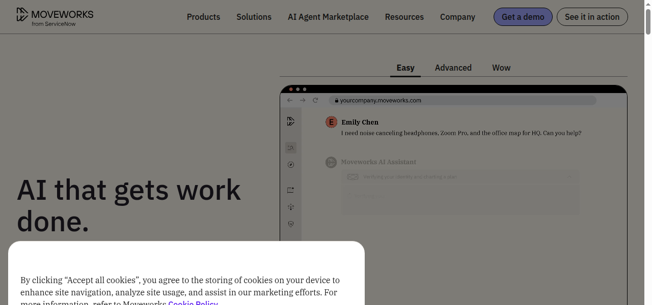 Snapshot of Moveworks