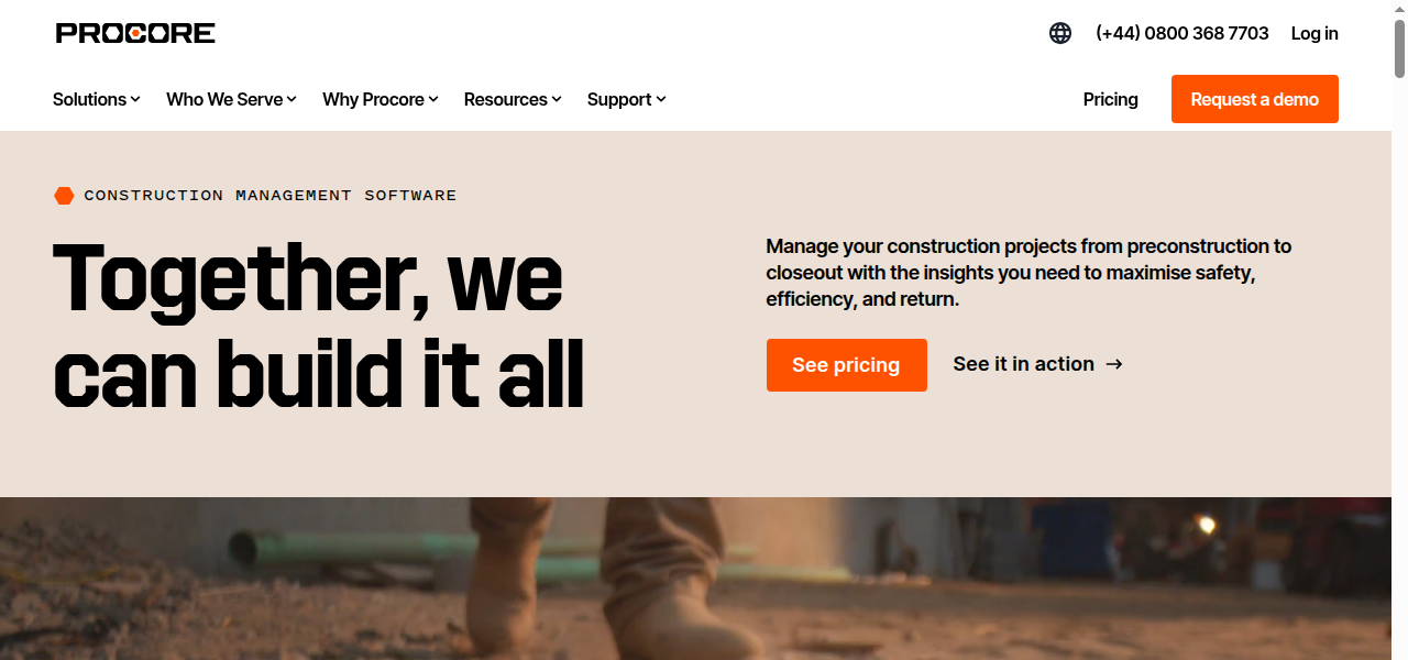Snapshot of Procore Construction Intelligence