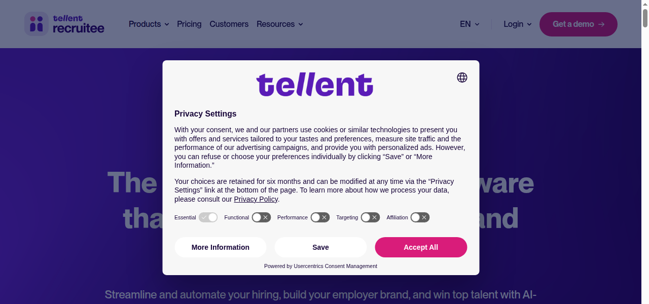 Snapshot of Recruitee