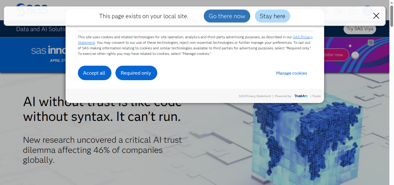 Snapshot of SAS Viya Health Analytics