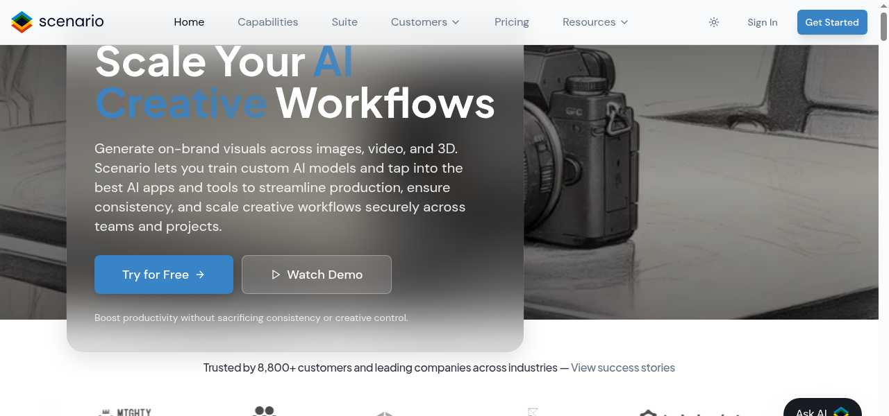 Snapshot of Scenario