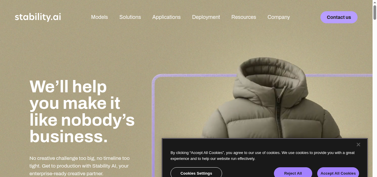 Snapshot of Stable Diffusion