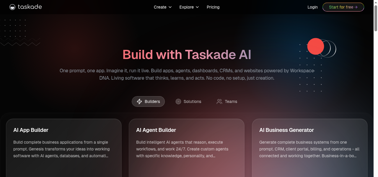 Snapshot of Taskade AI Workflow
