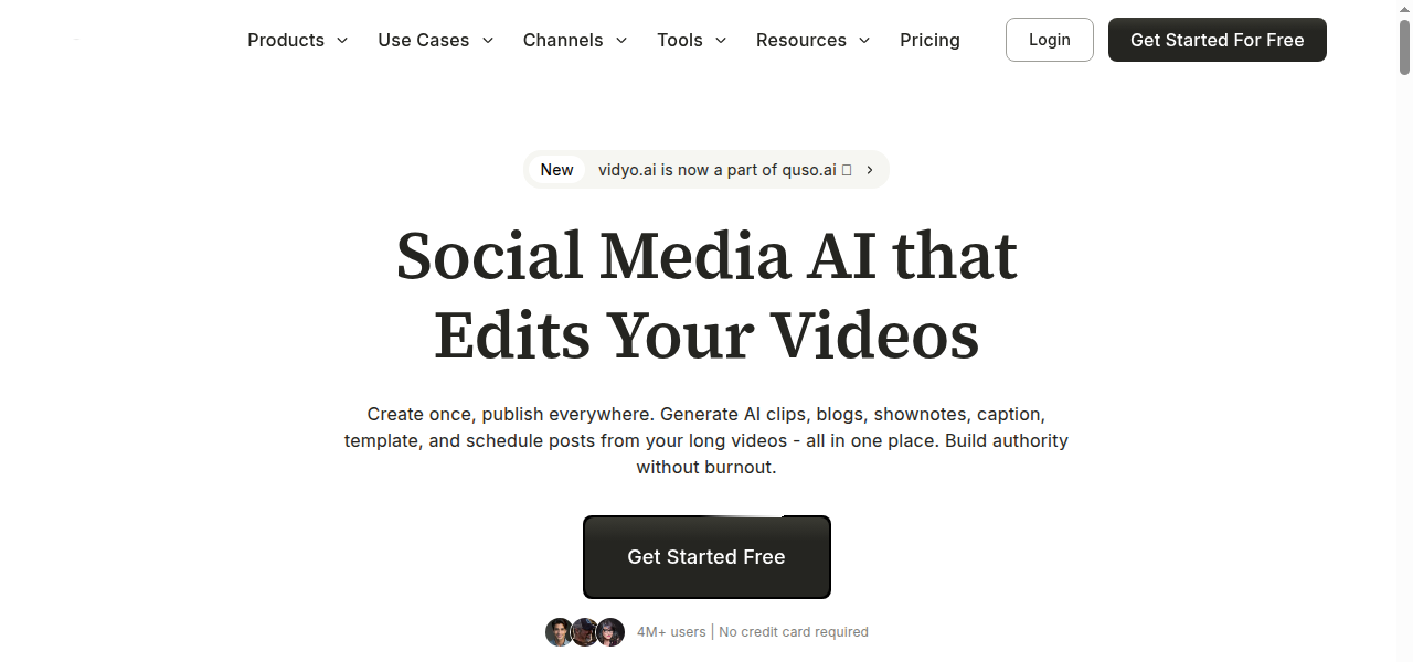 Snapshot of Vidyo.ai